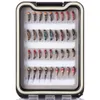 A -lokken lokt Bassdash Fly Fishing Flies Kit Assortment met doos 36stcs met droge natte vliegen nimfen streamers etc 230331