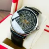 Zegarek na rękę Rafa Tiger/RT Designer szkieletowy męski zegarek skórzany pasek Automatyczny TOP CLOCK RELOJ HOMBRE RGA1975