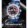 Начатые часы Quartz Watch для мужчин Smael Watch Watch Water -Spectatch LED WATCES Мужские часы 1921 Спортивные часы мужчин Relogio Masculino Digital 230403