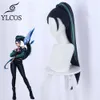 Catsuit Costumes Game LOL NEW KDA Daughter of the Void Kaisa Black Horsetail Wig Cosplay Halloween Party Suit