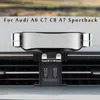 アウディA6 C7 C8 A7スポーツバック4G 4KカースタイリングブラケットカーインテリアアクセサリーQ231104用のカーホルダー調整可能なカーフォンマウントホルダー