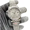 Watch męskie zegarek Diamond Bezal Red Watch Automatyczny mechaniczny biznes ze stali nierdzewnej Wodoodporne zegarek na rękę Montre de Luxe 31 mm