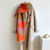 Scarves 2023 Design tassel poncho stool thick Pashmina luxury winter casual cashmere scarf Women's blanket warm shawl bag collar 231103