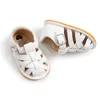 Sandalen zomer pasgeboren schoenen babyjongens sandalen zacht lederen bebe jongens prewalker zachte zool echte lederen strand sandalen 4 kleuren z0331