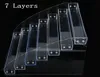 1 Pc 27layers Removable Rack Acrylic Clear Nail Polish Cosmetic Varnish Display Stand Holder Manicure Tool Organizer Storage5764172