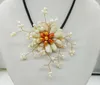 Choker Goodness !!! Price Preferential !! Shell Pearl Beautiful Flower Necklace ( Last Necklace) 18"