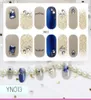 14tipssheet Marble 5D Glitter Nail Art Stickers Full Cover Adhesive Wraps DIY Salon Manicure Decoration Decals3758434