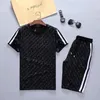 2023 Summer High Quality Designer Mens Tracksuits Set Jogger Sweatshirts Sport Sporting Suit Män Kvinnor Kort ärm Svettdräkter