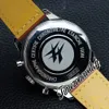 Top Time Shelby Cobra Quartz Chronograph Mens Watch A41315A71C1X2 Caixa de aço Azul Dial Stick Marcadores Couro Marrom Cronômetro 46mm Relógios Timezonewatch Z12c