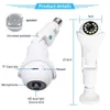 360 Degree Panoramic Wifi Camera 1080P IP Lamp Night Vision Two Way Audio Surveillance Wireless IP Camera Fisheye Bulb