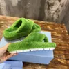 Praddas Pada Prax PRD gebreide haak zool dikke slippers schapenvacht slipper pluizige harige pels platform enige mode warme zachte winterschoenen voor dames dames jeugd sandaal