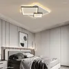 Światła sufitowe Stylowy projekt LED Home Light Sypialnia Jadalnia Minimalistyczna dekoracja złotego połysku Goldblack