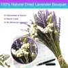 Dekorative Blumen getrockneter Lavendel Vergissmeinnicht natürlicher Trockenstrauß für Vase Home Decor Hochzeit Party Geschenke Blumenarrangement DIY Basteln