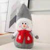 Poupée bonhomme de neige en peluche, décoration de noël, mignon, Adorable, Cosplay, chapeau détachable, bonhomme de neige, cadeau de Couple, jouet en peluche, 2023