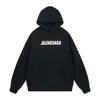 Partryck Balencigs Classic Hoodies Mens Hoodie Brand Family Sweater Letter Paris Sliten High Womens Quality Hooded Fashion 1MCU