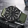 Montres-bracelets XI Marque Montre Hommes Sport Armée Montres De Mode Nylon Bande Calendrier Quartz Prix Relogios Masculinos