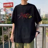 メンズTシャツkpop strayキッズシンガーTシャツメンファッションストリートウェアハラジュクストレイキッドレターグラフィック夏y2k特大のオンセック半袖230403