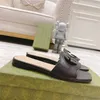 Women Designer Slipper płaski sandał letnia marka buty