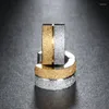 Hoop Earrings KOTiK Stainless Steel Small For Women High Quality Gold Color Circle Huggie Jewelry Gifts