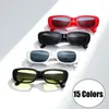 Sunglasses Fashion Small Square Frame Trendy Outdoor Sports Sun Glasses For Men Women Vintage Candy Color Riding Eyewear Shades