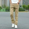 Men's Suits 2023 Autumn Winter High Quality Luxury Straight Pants Suit Elastic Waist Jogging Long Trousers Male Plus Size 40 42 H5