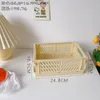 Storage Baskets Folding Plastic Storage Box Stationery Folding Basket Housekeeping Home Storage Wholesale