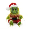 All'ingrosso della fabbrica 25 cm 2 stili Natale Grinch peluche animazione film e televisione ornamenti per bambole periferiche decorano i regali di Natale per bambini