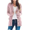 Femmes Tricots Casual Cardigan Veste Femmes Pull Solide Chaud Automne Hiver Vêtements Mode Tricoté Y2k Tricots Manteaux Et Vestes