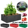 Plantadores 1 Pcs Tecido Jardim Cama Retângulo Plantas Flores Legumes Respirável Berçário Casa