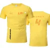 Mens Tshirts Racing Club Formula Summer Tshirt för män och kvinnor Solid Color Shortsleeved Top Lando Norris McLaren Team 230403
