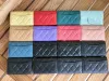 Portefeuilles Designer Purse Portefeuille de luxe Femmes Mode Porte-monnaie Porte-cartes Modèle classique Caviar Petit Mini Porte-cartes de designer noir Cuir de galets avec boîte