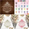 Wallpapers Personalized Bride Groom Name And Date Dance Floor Decals Vinyl Party Decoration Center Of Sticker 4496 X0703 Dro Otm4B