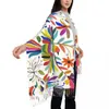 Foulards Mexicain Otomi Oiseau Gland Écharpe Femmes Doux Animal Broderie Châle Wrap Dames Hiver Automne