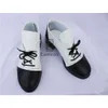 Costumi Catsuit Anime Butlerii Ciel Phantomhive Cosplay in bianco e nero Scarpe da festa di Halloween su misura