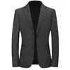 Herrenanzüge, Herren-Blazer, hochwertig, für Herren, britischer Stil, elegant, Business-Mode, Premium, schlicht, lässig, Vorstellungsgespräch, Gentleman-Anzug