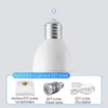 Wifi PTZ Camera E27 Lamp Thuis Draadloos Nachtzicht Full Color Bewegingsdetectie Tweeweg Audio Beveiliging Surveillance IP Camera