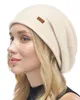 Bonnet/Crâne Casquettes FURTALK Cachemire Slouchy Bonnets pour Femmes Chapeaux D'hiver Doux Chaud Bonnet Chapeau Dames Laine Tricot Crâne Bonnets 231102