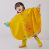 Impermeabili Giallo/Rosa/Blu Cappotto impermeabile impermeabile per bambini Abbigliamento antipioggia Mantello per bambino Giacca a vento Ragazza Ragazzo