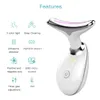 Face Care Devices Neck Face Beauty Massage Apparaat LED PON Therapie Antiwrinkle Verminder Dubbele kinhuid Trapping Lifting Machine 230331