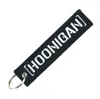 Hoonigan racing nyckelring broderad motorcykel bilnyckelring present till Hoonigan BMW Tesla All Car Brand