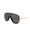 2023 New luxury designer G family's new fashionable personalized rivet eye protection Zhou same sunglasses GG0667S