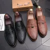 GAI QUAOAR Männer Plus Sizemens Schuhe Casual Leder Sozialen Fahren Marke Erwachsene Kleid Designer Mode Faulenzer 230403
