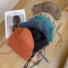 Berretti Ins coreano pizzo-up cappello a secchiello design dentellato tinta unita berretto da pescatore 2023 primavera e l'estate parasole cappelli bacino per le donne