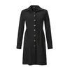 Casual Dresses Ladies Shirt Dress Long Sleeve Autumn Winter Women Clothing Button Turn-Down Collar A-Line Party 2023 Vestidos