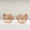 2023 New luxury designer new P family cat's eye printed lens Sunglasses women's ins same style personalized sunglasses spr50z