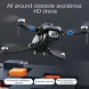 S150 DRONE 8K HD Aerial Dual Camera Plane Optical Flow Hinder Undvikande Brushless Motor Professional Foldbara Quadcopter Toys