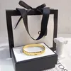 Luxury Gold Name Bracelet Design Rose Gold Bracelets Design Brand Logo For Women Single Bracelet Fashion Gift Springtime Couple Accessories Bangle With Box