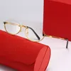 Luxus-Designer-Sonnenbrillen von hoher Qualität 20% Rabatt auf rahmenlose ovale modische Brillen Mode-Straßenfotos Ka