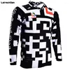 レーシングジャケットlairschdanメンズ長袖サイクリストシャツCamisa Ciclismo Masculina Motocross Clothing Outdoor MTB Cycling Jersey Quick