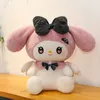 Creative Melody Angel Anime Doll Devil Kuromi Dark plush toy with wings